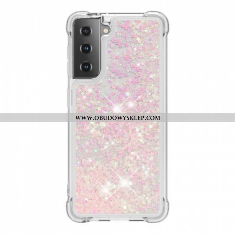 Etui do Samsung Galaxy S21 Plus 5G Pragnienia Cekiny