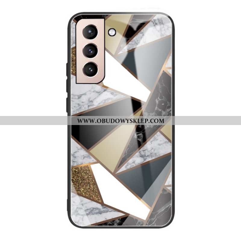 Etui do Samsung Galaxy S22 5G Geometria Marmurowe Szkło Hartowane