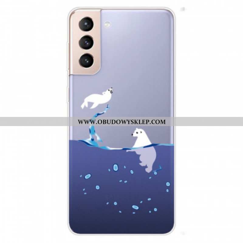 Etui do Samsung Galaxy S22 5G Gry Morskie