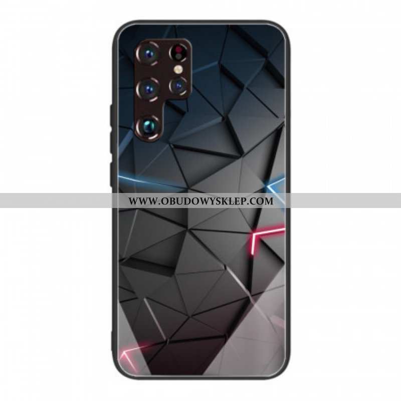 Etui do Samsung Galaxy S22 Ultra 5G Geometria Szkła Hartowanego