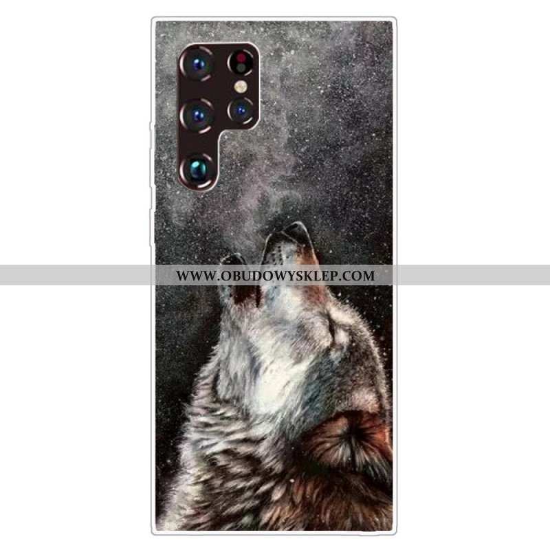 Etui do Samsung Galaxy S22 Ultra 5G Wzniosły Wilk