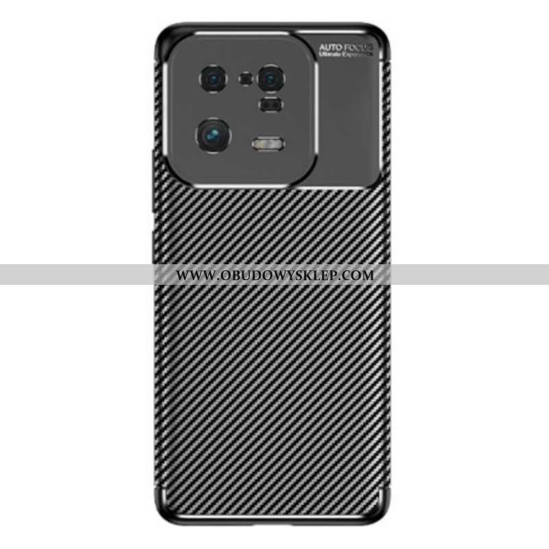 Etui do Xiaomi 13 Pro Elastyczna Tekstura Włókna Węglowego