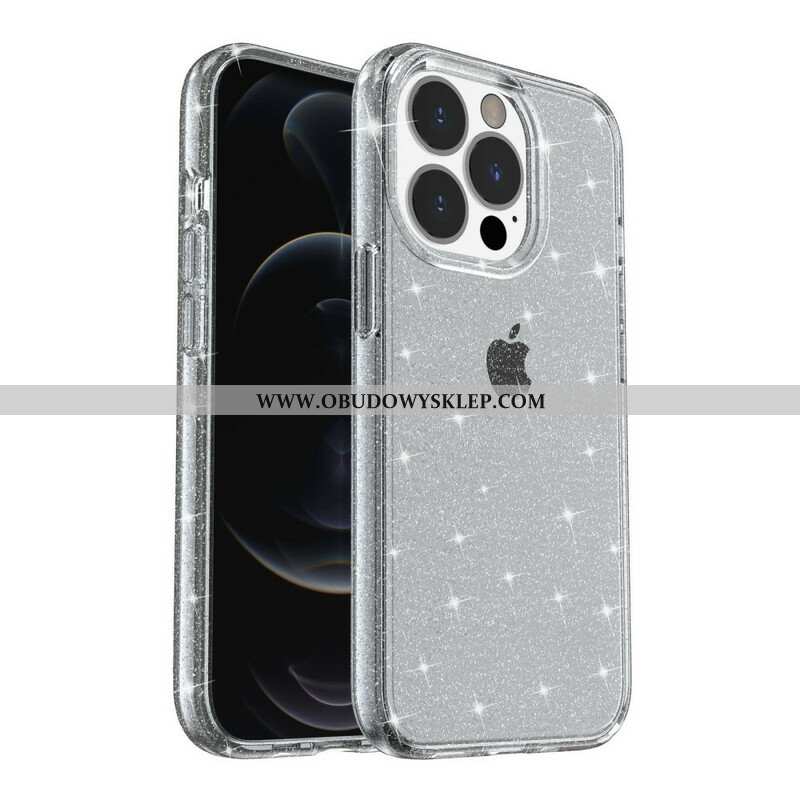 Etui do iPhone 13 Pro Przezroczyste Cekiny