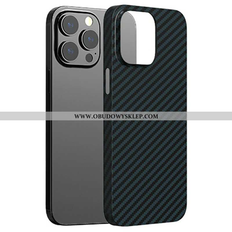 Etui do iPhone 14 Klasyczne Włókno Węglowe