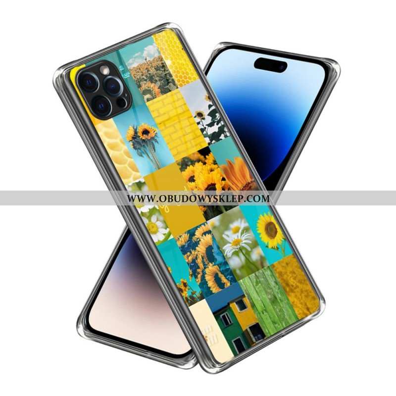 Etui do iPhone 14 Pro Max Intensywne Słoneczniki
