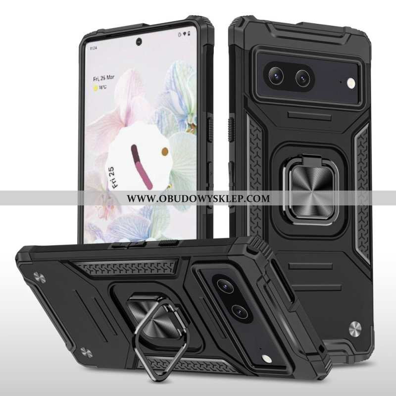 Futerały do Google Pixel 7 Stylowy Wspornik Pierścienia Pancerza