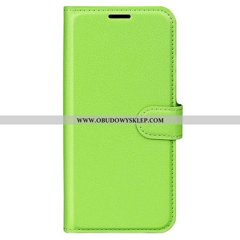 Obudowa Etui Na Telefon do Samsung Galaxy S23 5G Klasyczny Efekt Skóry Liczi