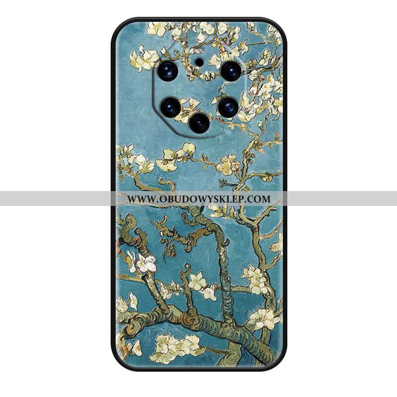 Obudowa Huawei Mate 40 Rs Silikonowe Obraz Olejny Biały, Etui Huawei Mate 40 Rs Ochraniacz Miękki Zi