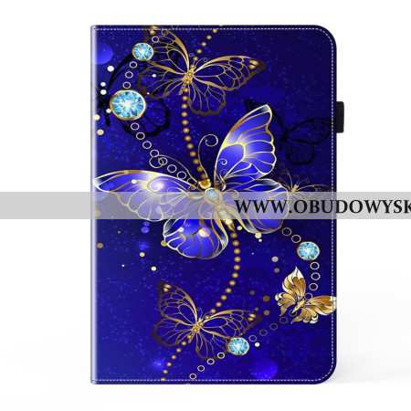 Case Samsung Galaxy Tab S9 Fe Etui Na Telefon Diamentowe Motyle