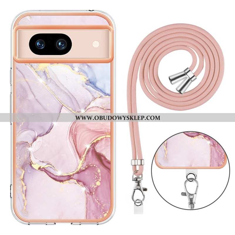 Etui Do Google Pixel 8a Sznur Marmurkowy