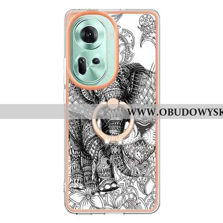 Etui Do Oppo Reno 11 5g Wsparcie Pierścienia. Totem Słonia