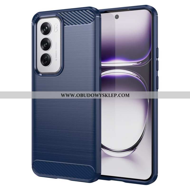 Etui Do Oppo Reno 12 5g Szczotkowane Włókno Węglowe