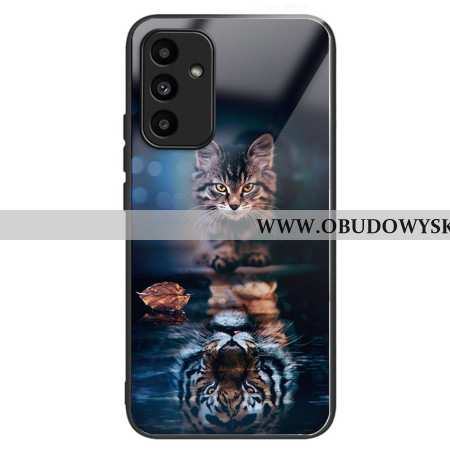 Etui Do Samsung Galaxy A15 5g Szkło Hartowane W Kształcie Kota I Tygrysa