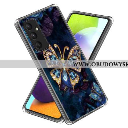 Etui Do Samsung Galaxy A55 5g Biżuteria W Kształcie Motyla