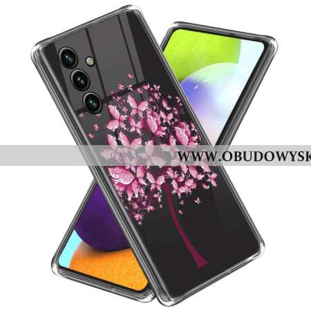 Etui Do Samsung Galaxy A55 5g Różowe Drzewo