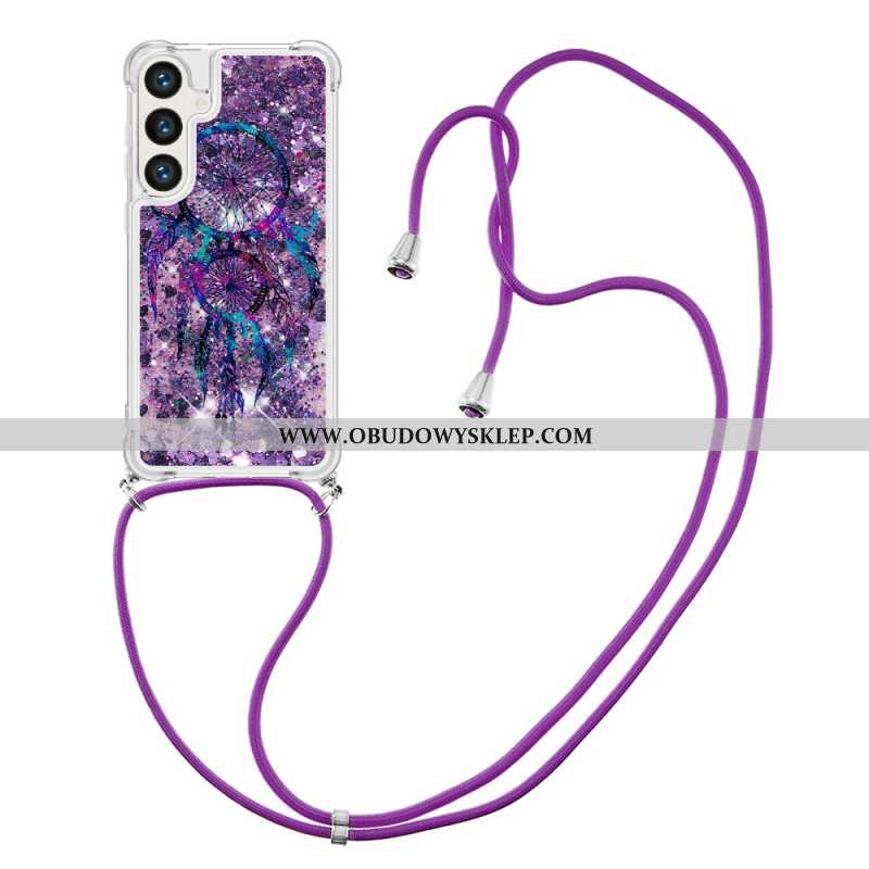 Etui Do Samsung Galaxy S24 5g Seria Zabawnych Sznurków Z Cekinami