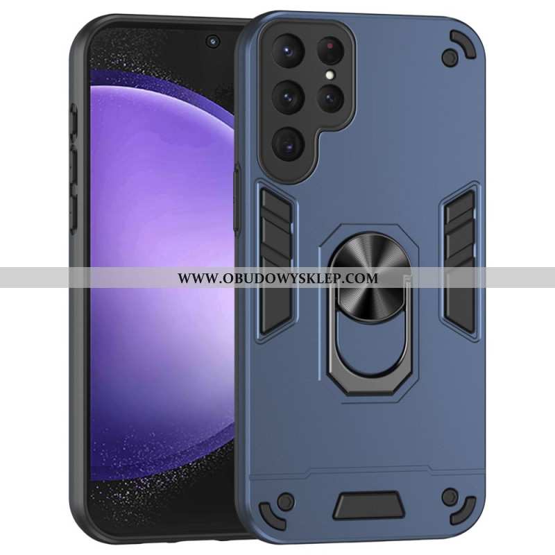 Etui Do Samsung Galaxy S24 Ultra 5g Z Magnetycznym Pierścieniem Podtrzymującym