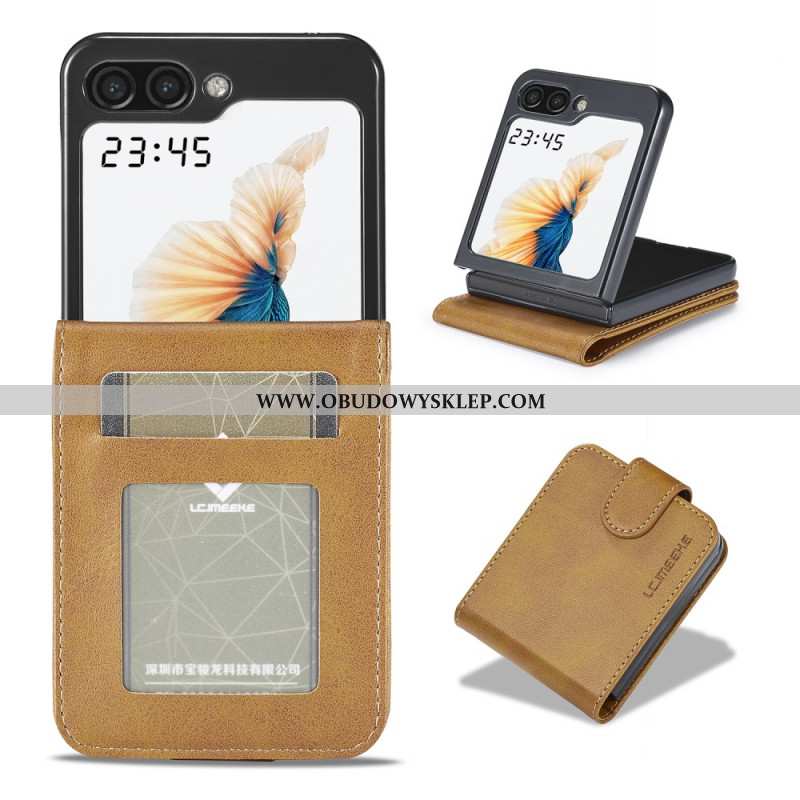 Etui Do Samsung Galaxy Z Flip 5 Imitacja Skóry Lc.imeeke