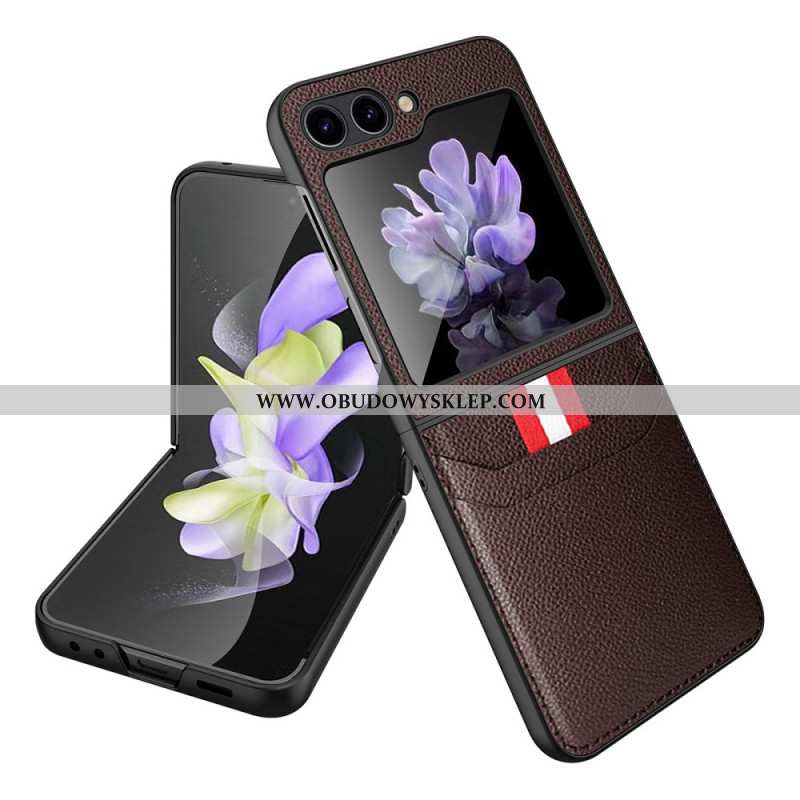 Etui Do Samsung Galaxy Z Flip 5 Skórzane Etui Na Karty