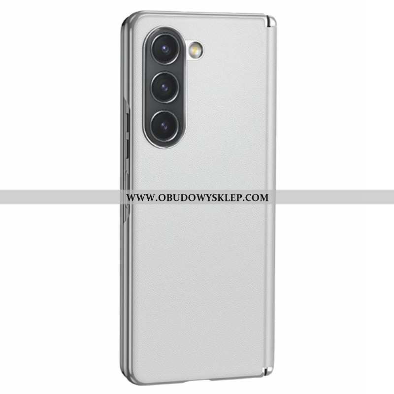 Etui Do Samsung Galaxy Z Fold 6 Ochrona Zawiasu Z Efektem Metalu