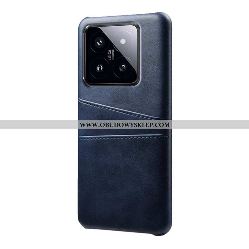 Etui Do Xiaomi 14 Pro Etui Na Karty Z Efektem Skóry