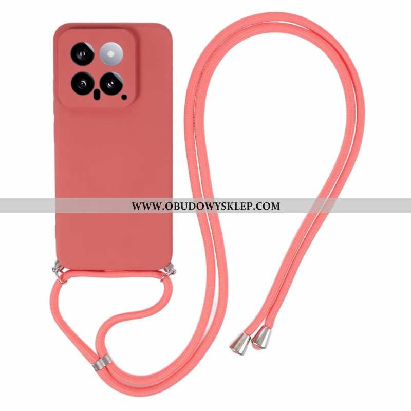 Etui Do Xiaomi 14 Z Silikonowym Sznurkiem