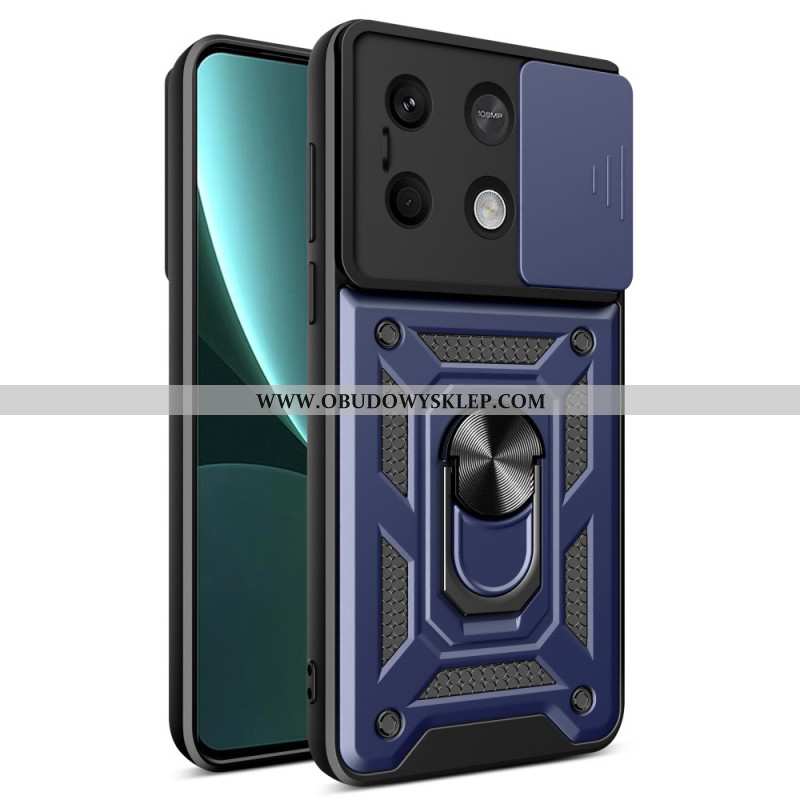Etui Do Xiaomi Redmi Note 13 5g Pierścień Podtrzymujący I Osłona Ślizgowa Obiektywu
