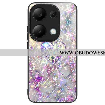 Etui Do Xiaomi Redmi Note 13 Pro 4g Brokatowe Serce Ze Szkła Hartowanego