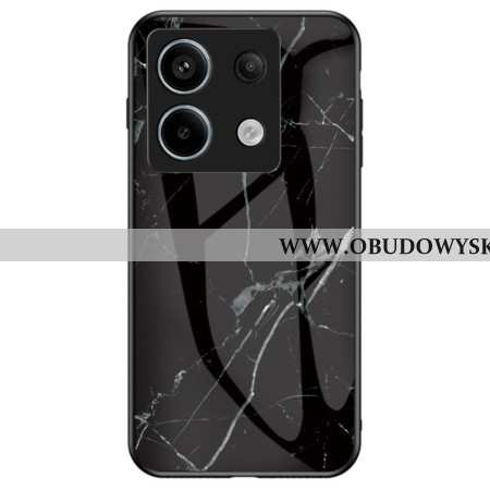 Etui Do Xiaomi Redmi Note 13 Pro 5g Szkło Hartowane Z CZarnego Marmuru