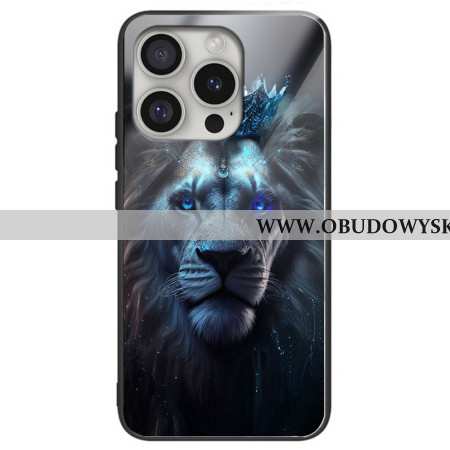 Etui Do iPhone 16 Pro Max Szkło Hartowane Blue Lion