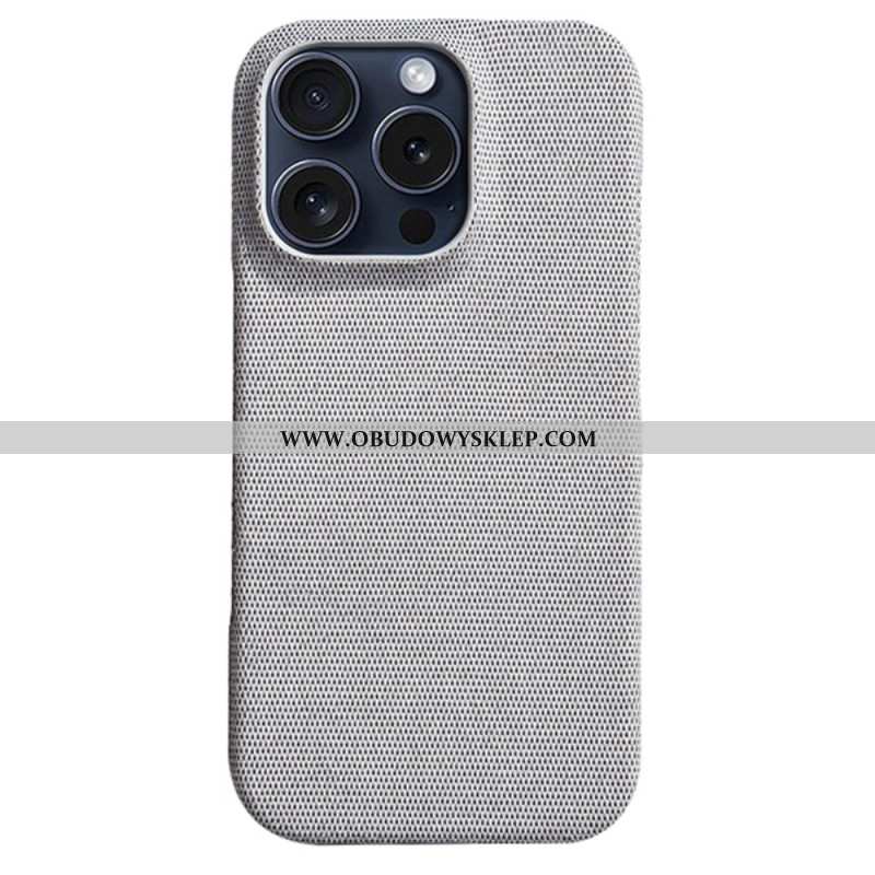 Etui Do iPhone 16 Pro Tekstura Tkaniny