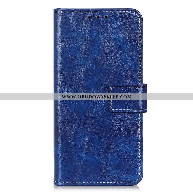 Etui Folio Do Google Pixel 9 Pro Błyszcząca Sztuczna Skóra