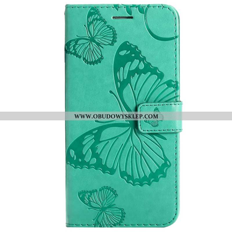 Etui Folio Do Google Pixel 9 Pro Xl Gigantyczne Motyle Z Paskiem