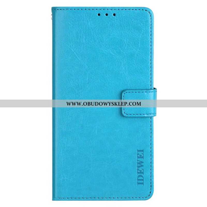 Etui Folio Do Oneplus 12 5g Sztuczna Skóra Retro Idewei