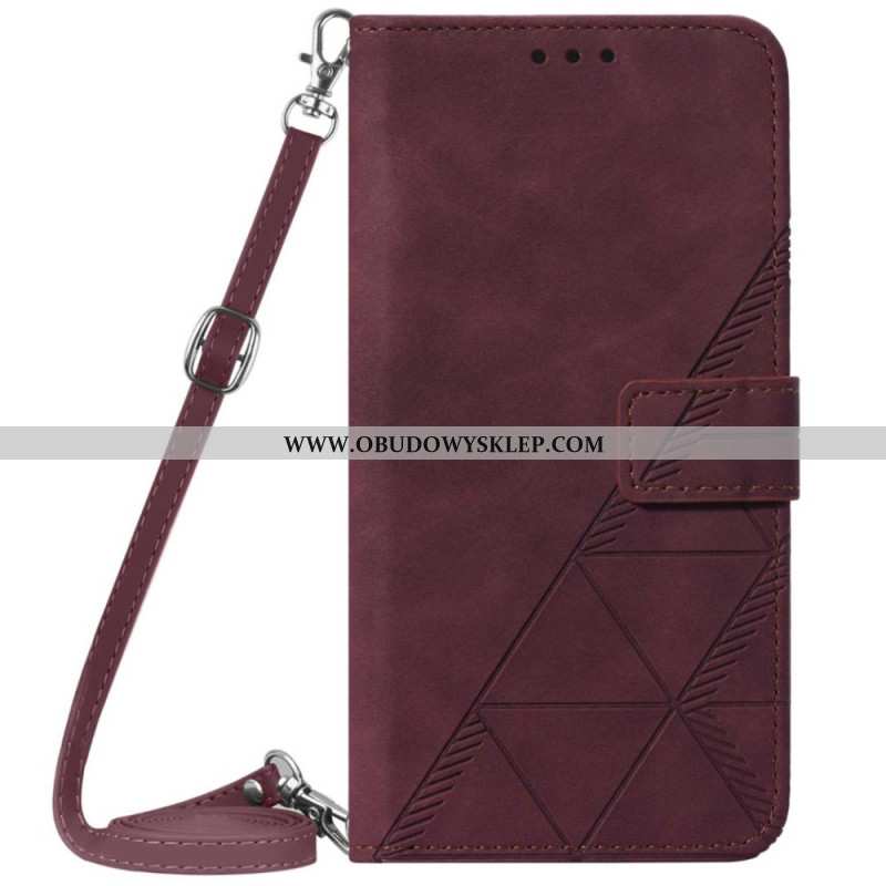 Etui Folio Do Oppo Reno 11 5g Trójkątne Etui Na Ramię