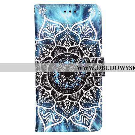 Etui Folio Do Samsung Galaxy A15 Mandala Kwiatowa Z Paskiem