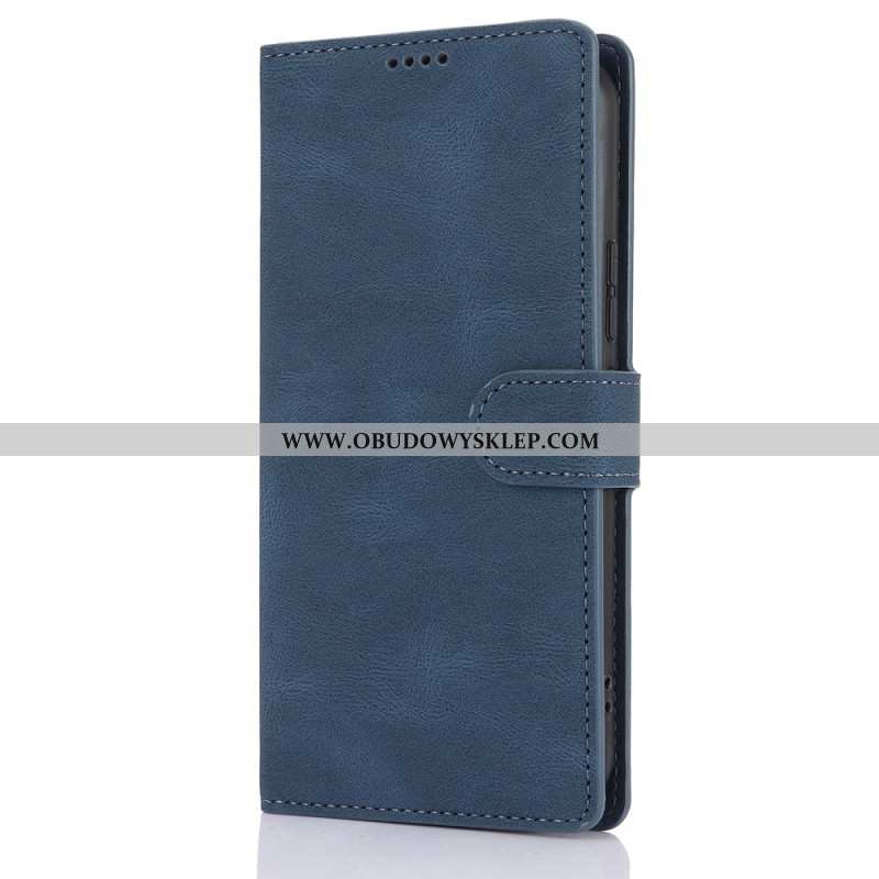 Etui Folio Do Samsung Galaxy S24 Fe Efekt Zamszu Z Paskiem
