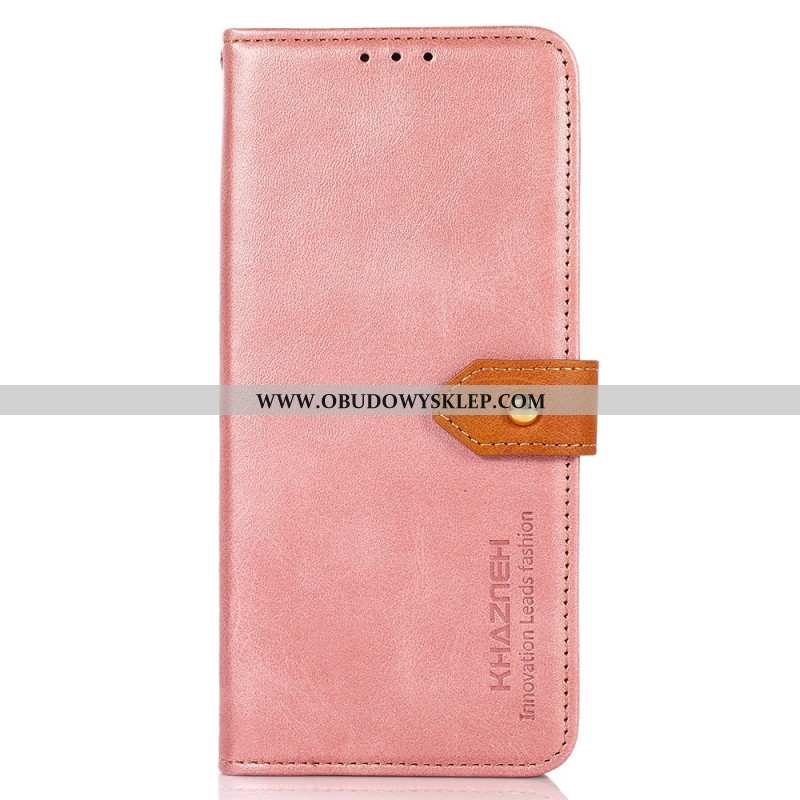 Etui Folio Do Sony Xperia 10 Vi Metalowa Klamra Khazneh