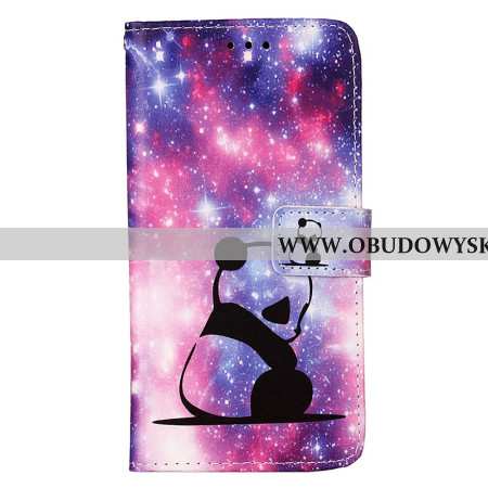Etui Folio Do Xiaomi Redmi Note 13 Pro 4g Mała Panda Z Paskiem
