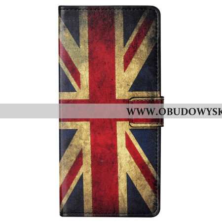 Etui Folio Do Xiaomi Redmi Note 13 Pro 5g Stara Angielska Flaga
