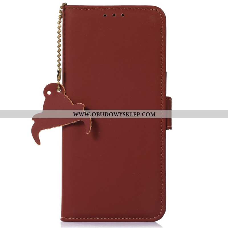 Etui Folio Google Pixel 8 Oryginalna Skóra Rfid