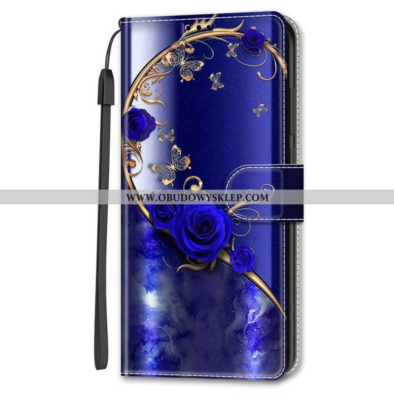 Etui Folio Google Pixel 8 Pro Cenne Motyle Z Paskiem