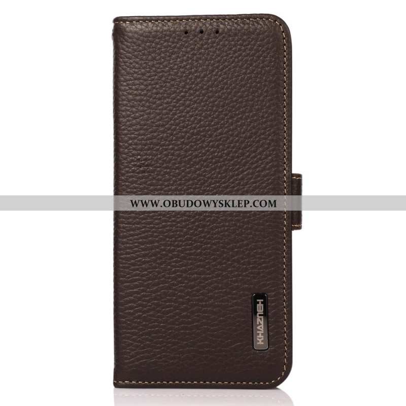 Etui Folio Google Pixel 8 Pro Skóra Liczi Khazneh