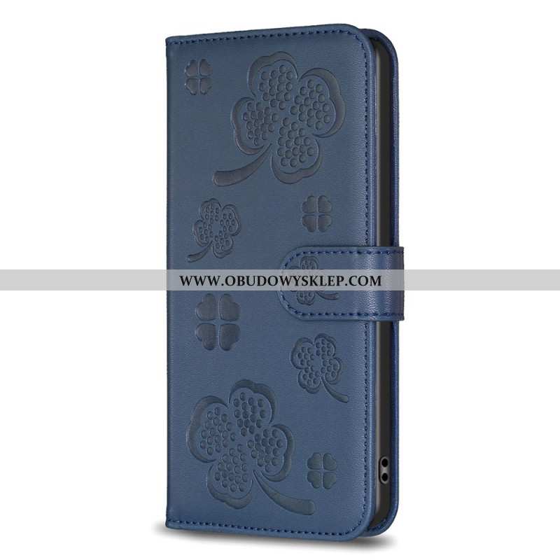 Etui Folio Google Pixel 8a Wzór Koniczyny