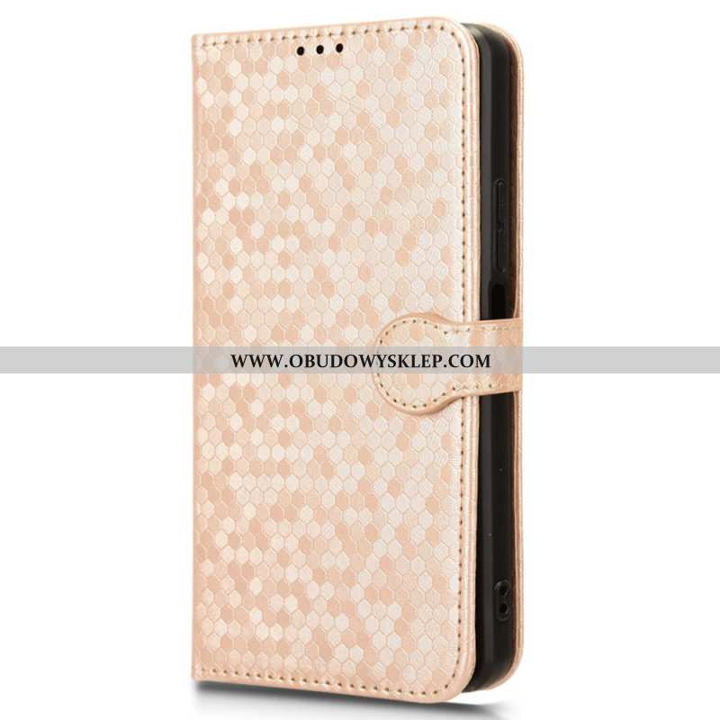 Etui Folio Google Pixel 9 Pro Błyszczące Kropki Z Paskiem Etui Ochronne