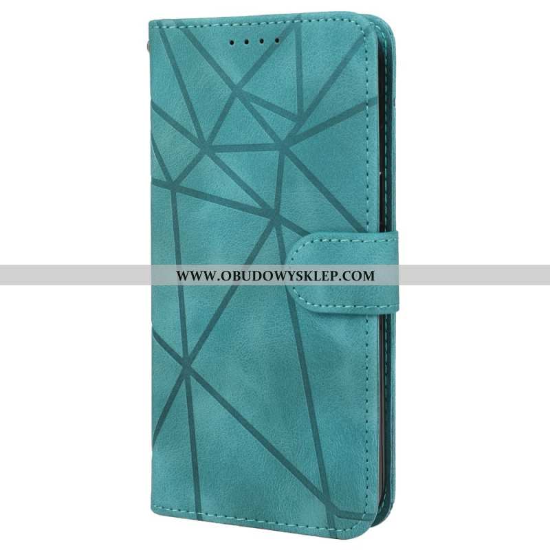 Etui Folio Google Pixel 9 Pro Xl Linie Pasków Graficznych
