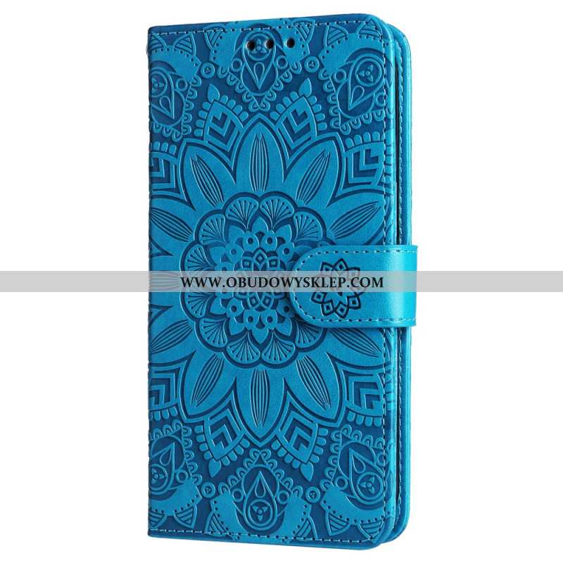 Etui Folio Oneplus 12 5g Wzór Słonecznika Z Paskiem Etui Ochronne