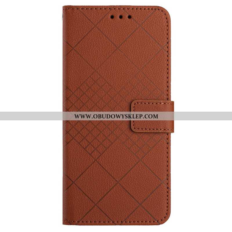 Etui Folio Oneplus 12r Diamentowe Paski