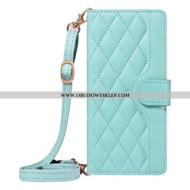 Etui Folio Oppo Reno 12f 5g Portfel Z Paskiem Na Ramię I Nadgarstkiem
