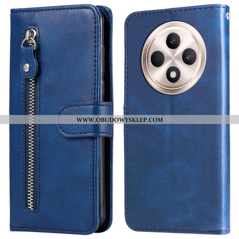 Etui Folio Oppo Reno 12f 5g Portfel Zapinany Na Zamek Etui Ochronne